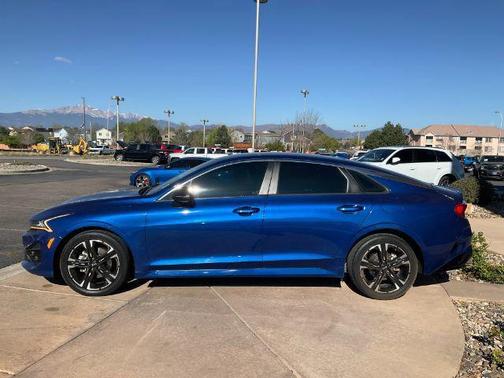Sapphire Blue 2021 Kia K5 GT-Line