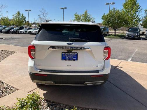 White Metallic 2021 Ford Explorer XLT