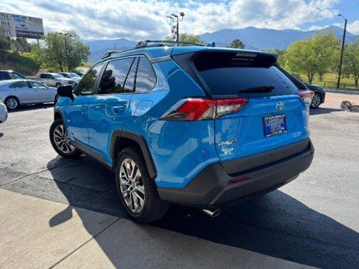 Blue Flame 2021 Toyota RAV4 XLE Premium