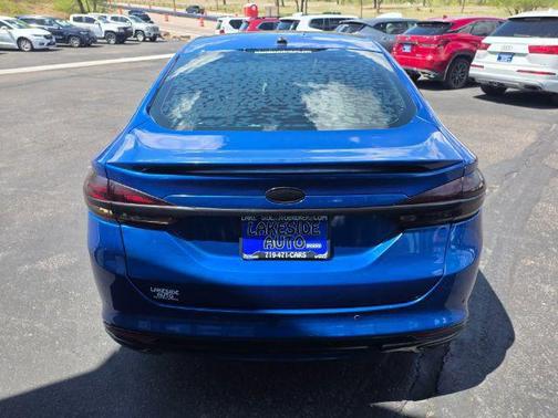 Lightning Blue 2018 Ford Fusion Titanium