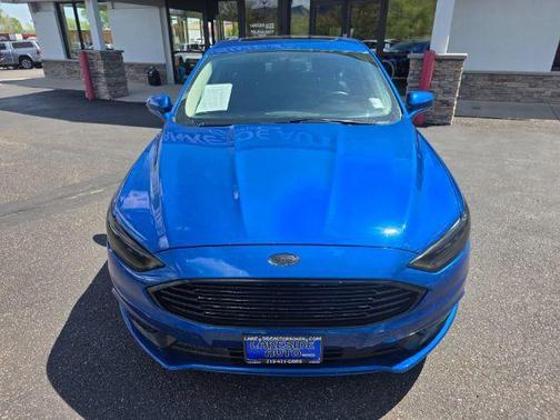Lightning Blue 2018 Ford Fusion Titanium
