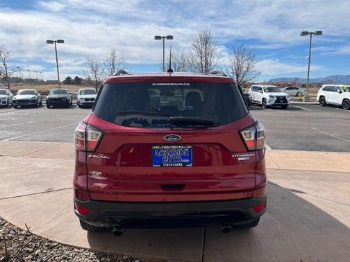 Ruby Red Metallic 2017 Ford Escape Titanium