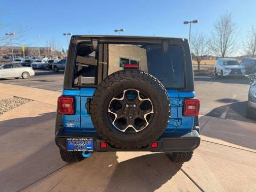 Hydro Blue Pearl Coat 2021 Jeep Wrangler Unlimited 4xe Rubicon