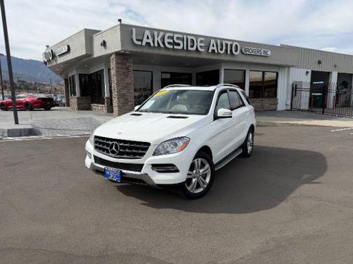 Polar White 2015 Mercedes-Benz M-Class 4MATIC