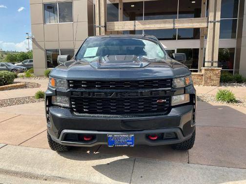 Shadow Gray Metallic 2021 Chevrolet Silverado 1500 Custom Trail Boss