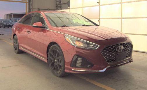 Scarlet Red 2018 Hyundai SONATA Sport 2.0T
