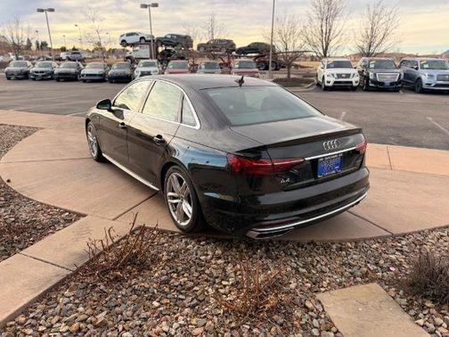 Black Metallic 2024 Audi A4 45 S line Premium Plus