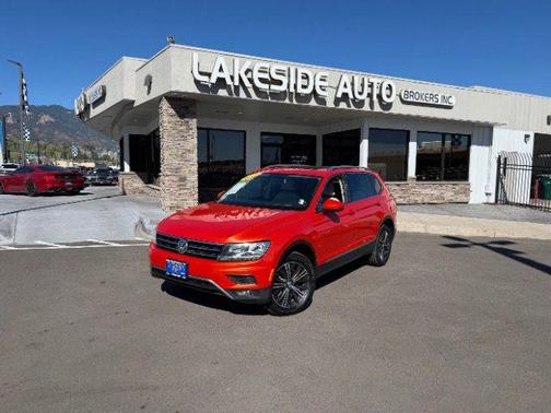 Orange Metallic 2018 Volkswagen Tiguan 2.0T SEL