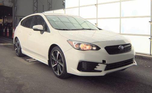 Crystal White Pearl 2020 Subaru Impreza Sport 5-Door