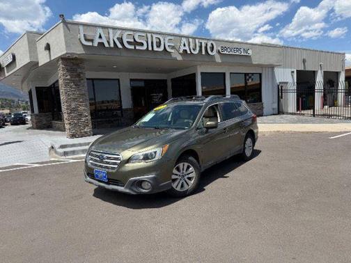 Wilderness Green Metallic 2015 Subaru Outback 2.5i Premium