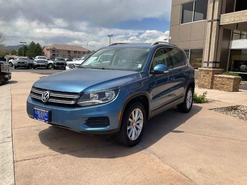 Pacific Blue Metallic 2017 Volkswagen Tiguan 2.0T Wolfsburg Edition