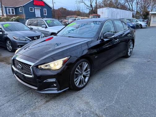 Black Obsidian 2018 INFINITI Q50 3.0t Sport