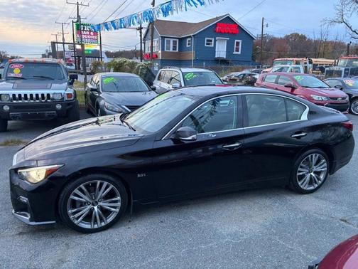 Black Obsidian 2018 INFINITI Q50 3.0t Sport