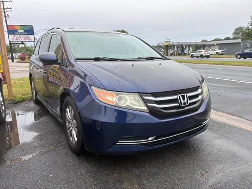 Blue 2014 Honda Odyssey EX-L