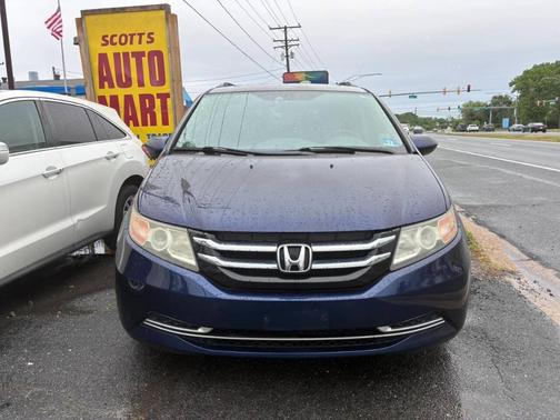 Blue 2014 Honda Odyssey EX-L