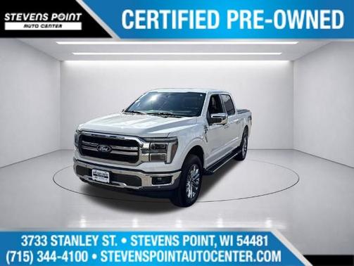STAR WHITE METALLIC TRICOAT 2025 Ford F-150 LARIAT