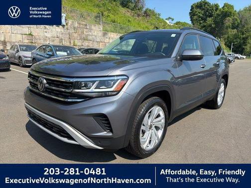 Platinum Gray Metallic 2023 Volkswagen Atlas 3.6L SE w/Technology