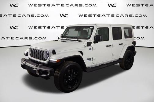Bright White Clearcoat 2025 Jeep Wrangler 4xe Sahara