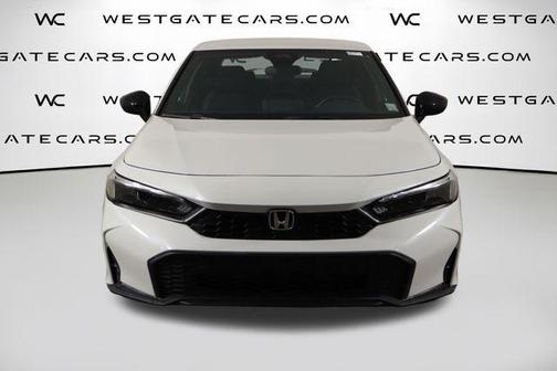 Platinum White Pearl 2025 Honda Civic Sport