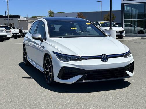 Pure White 2024 Volkswagen Golf R 2.0T