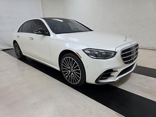 White 2023 Mercedes-Benz S-Class S 580 4MATIC