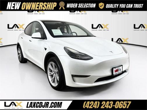 White 2022 Tesla Model Y Long Range