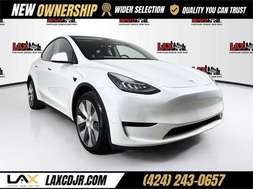 White 2022 Tesla Model Y Long Range
