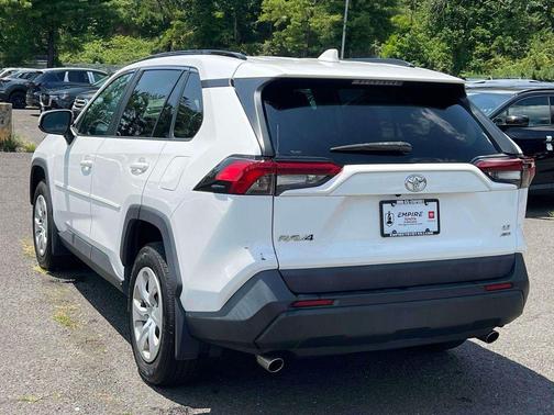 Super White 2019 Toyota RAV4 LE