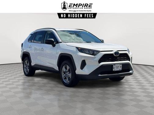 White 2022 Toyota RAV4 Hybrid LE