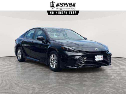Midnight Black Metallic 2025 Toyota Camry LE
