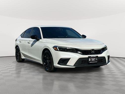 Platinum White Pearl 2023 Honda Civic Sport