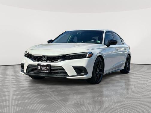 Platinum White Pearl 2023 Honda Civic Sport