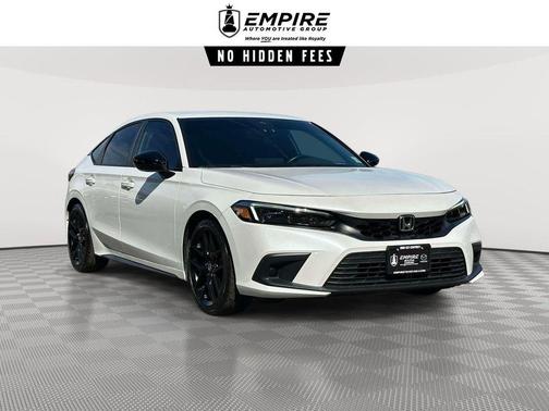 Platinum White Pearl 2023 Honda Civic Sport