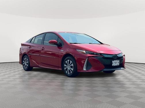 Red 2020 Toyota Prius Prime LE