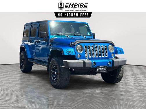 Hydro Blue Pearlcoat 2016 Jeep Wrangler Unlimited Sahara
