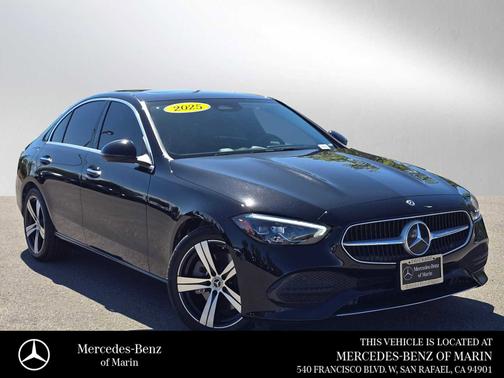 Black 2025 Mercedes-Benz C-Class C 300