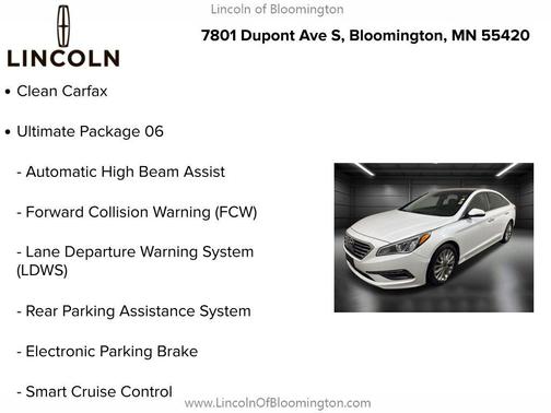 2015 Hyundai SONATA Limited