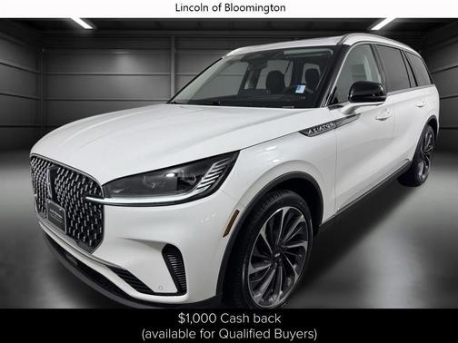 PRISTINE WHITE MET 3C 2026 Lincoln Aviator Reserve AWD