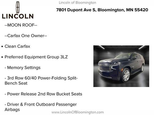 2024 Chevrolet Tahoe 4WD High Country