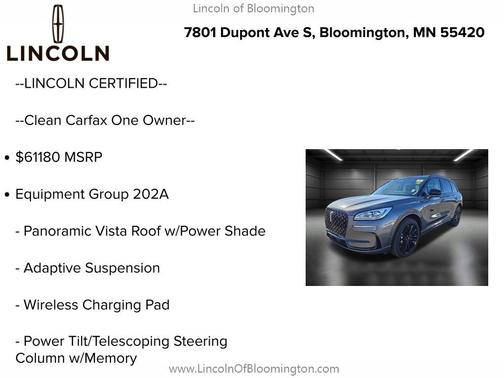 2023 Lincoln Corsair Reserve