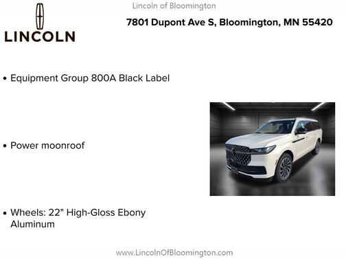 2025 Lincoln Navigator Black Label