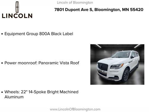 2022 Lincoln Navigator Black Label