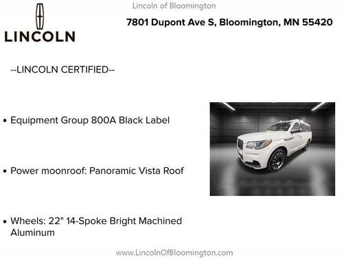 2022 Lincoln Navigator Black Label