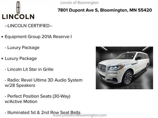 2023 Lincoln Navigator Reserve