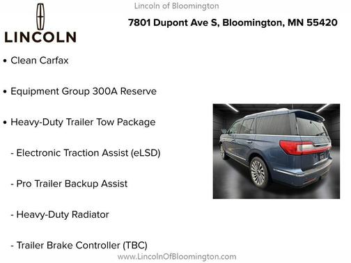 2018 Lincoln Navigator Reserve