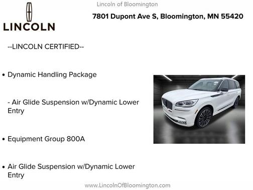 2023 Lincoln Aviator Black Label AWD