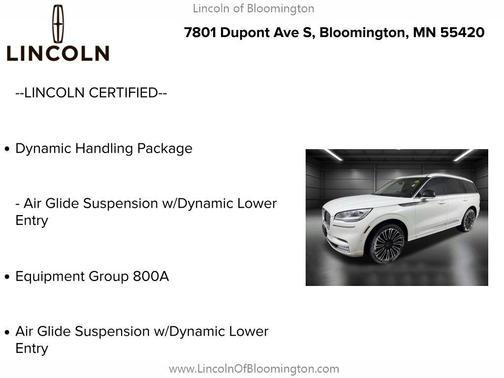 2023 Lincoln Aviator Black Label AWD