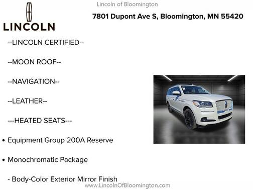2024 Lincoln Navigator Reserve