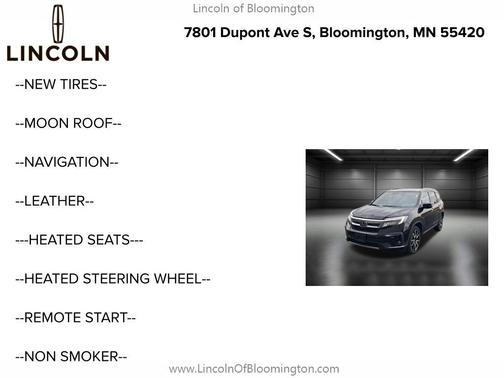 2020 Honda Pilot Touring 8-Passenger