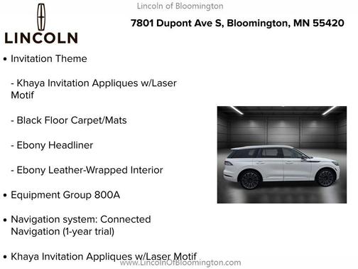 2025 Lincoln Aviator Black Label AWD